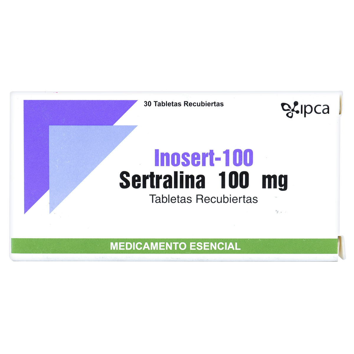 Inosert 100 Mg Ipca Caja X 30 Tabletas Recubiertas.