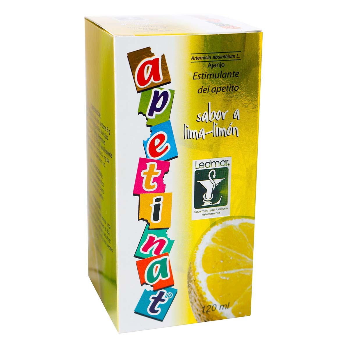 Estimulante De Apetito Apetinat Sabor Lima-Limón Ledmar Frasco X 120 Ml.