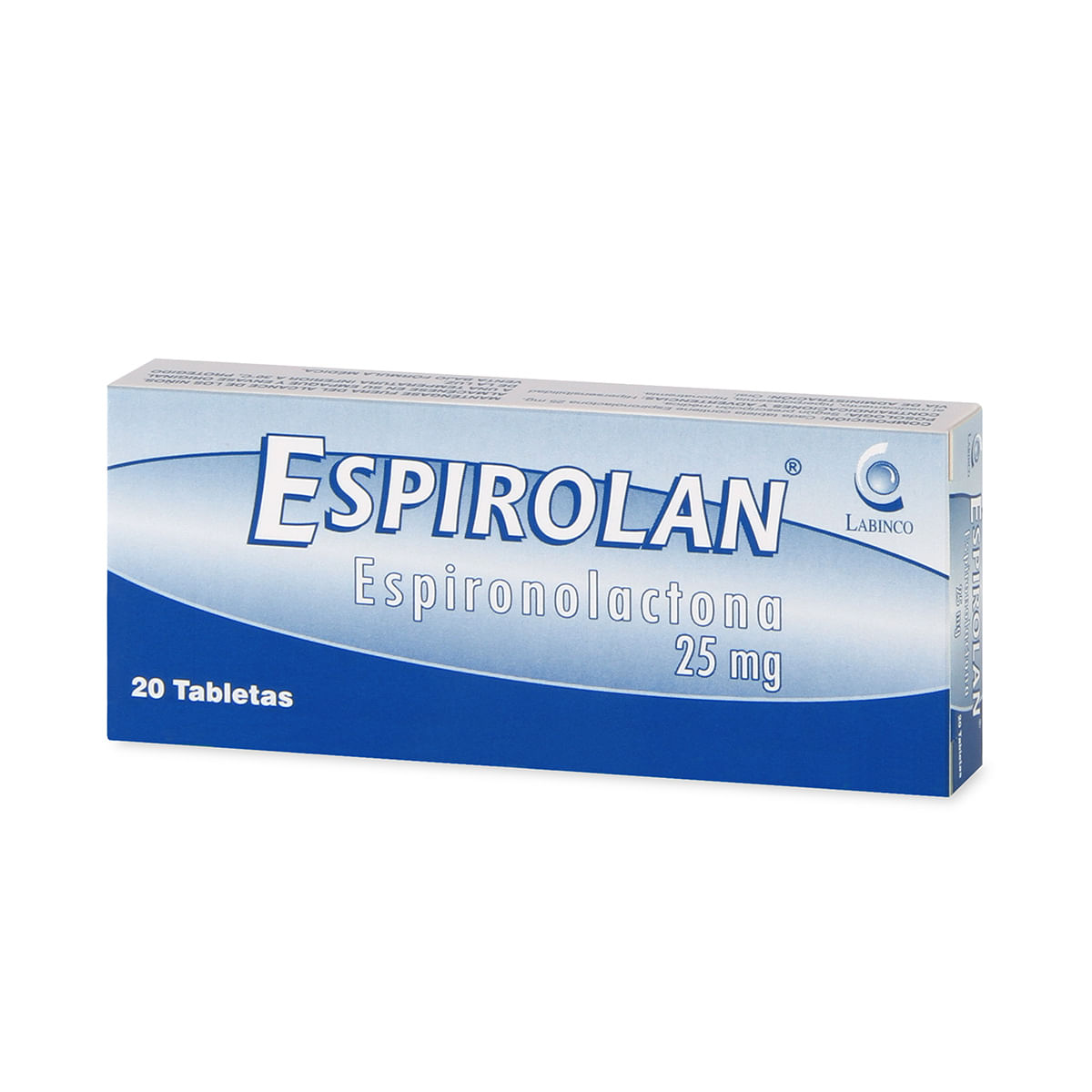 Espirolan 25 Mg Labinco Caja X 20 Tabletas.