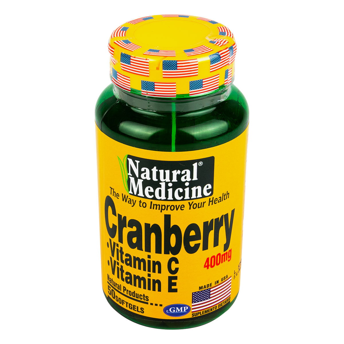 Suplemento Dietario Cranberry 400 Mg Natural Medicine Frasco X 50 Softgels.