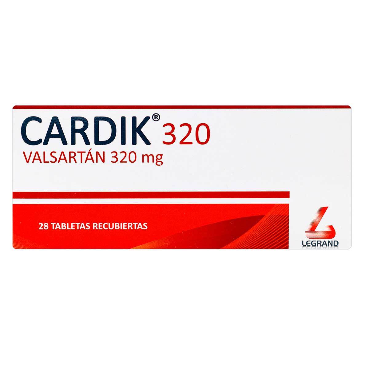 Cardik 320 Mg Legrand Caja X 28 Tabletas Recubiertas.