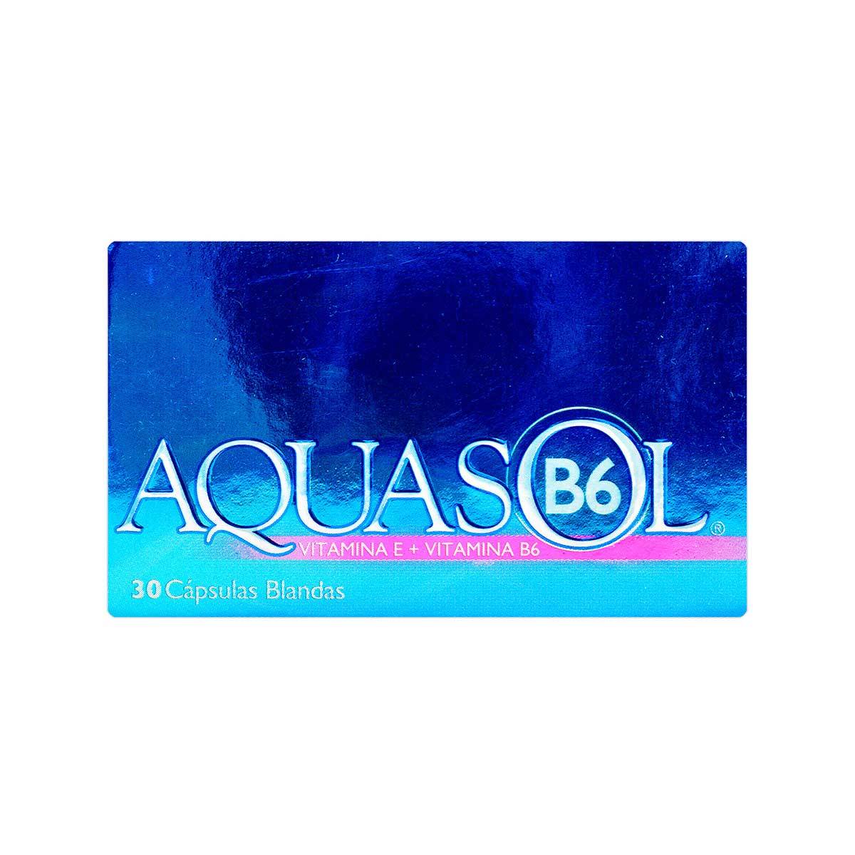 Aquasol B6 Caja X 30 Cápsulas Blandas.