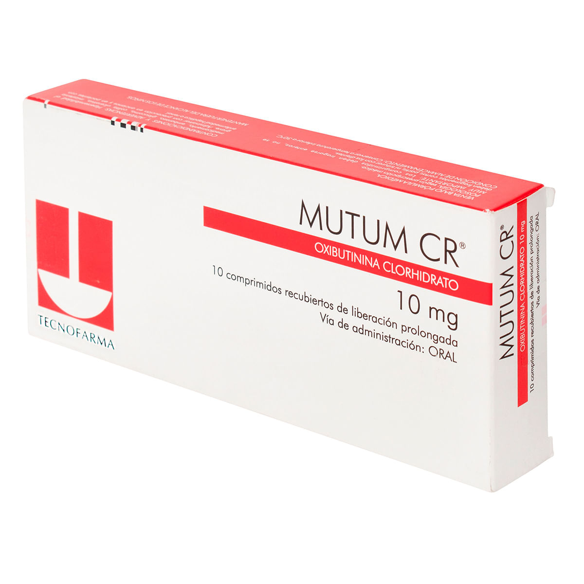 Mutum Cr 10 Mg Tecnofarma Caja X 10 Comprimidos Recubiertos.