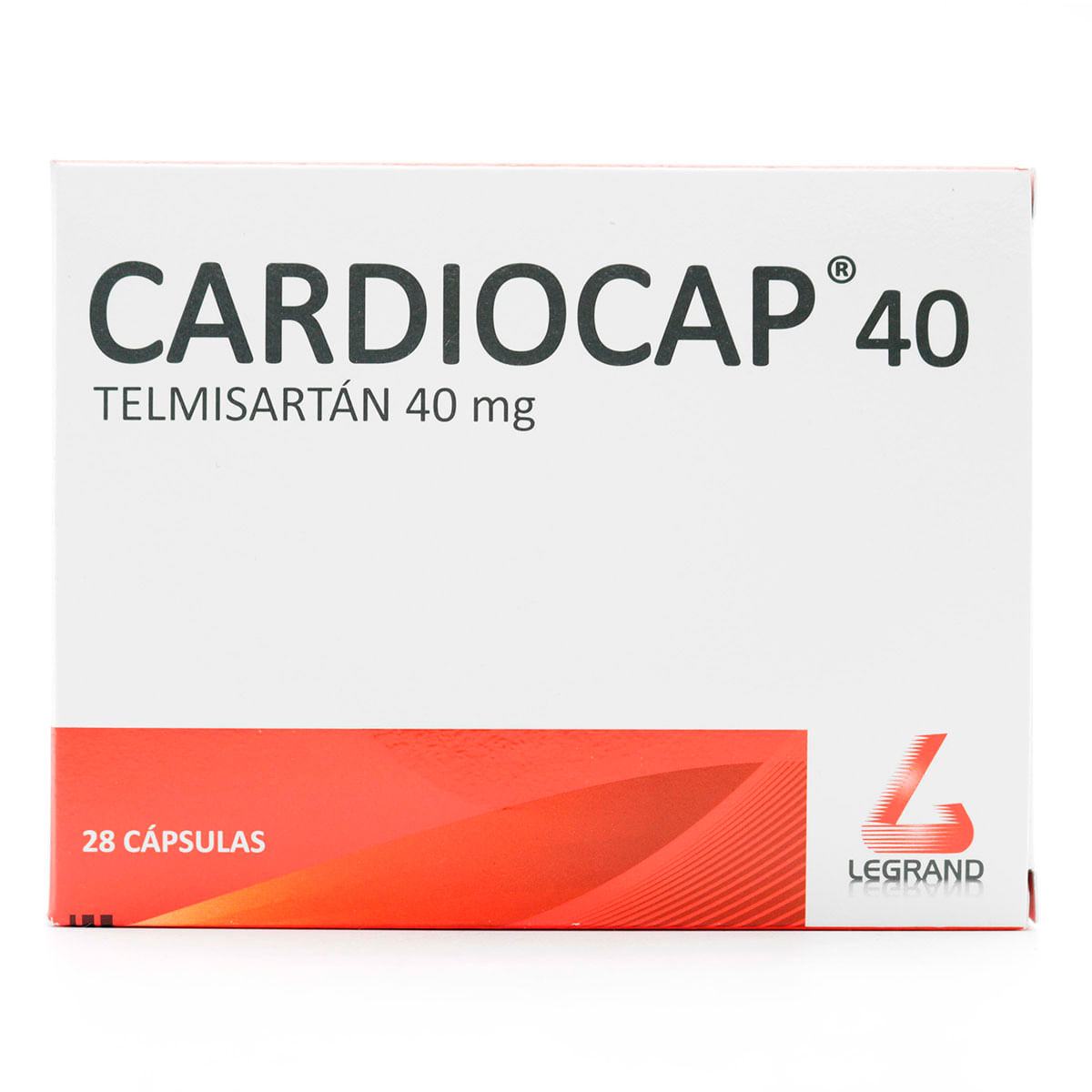 Cardiocap 40 Mg Legrand Caja X 28 Cápsulas.