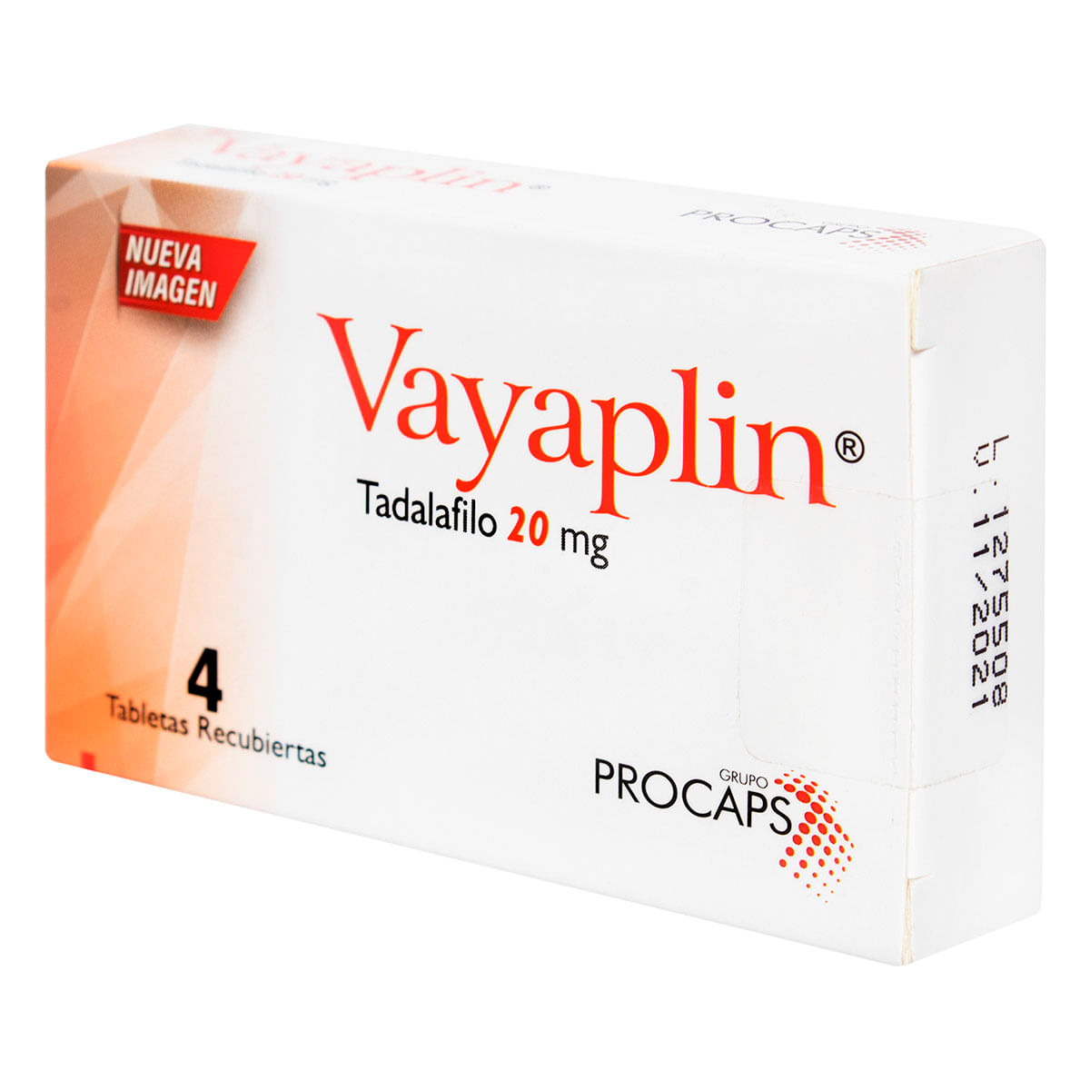 Vayaplin 20 Mg Procaps Caja X 4 Tabletas Recubiertas.