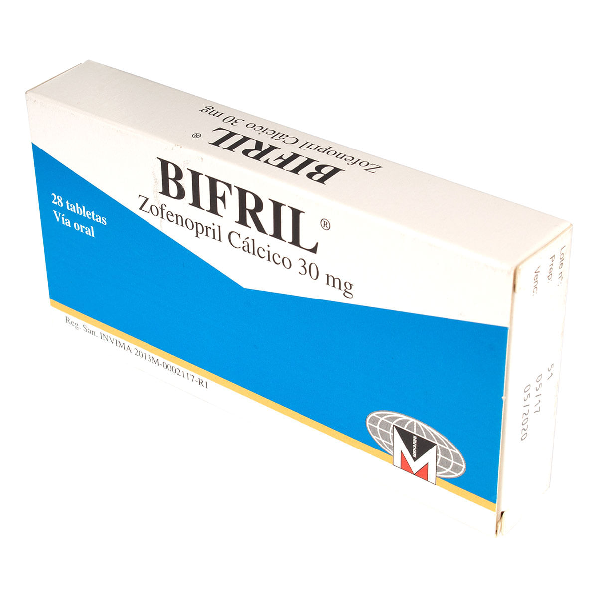 Bifril 30 Mg A Menarini Caja X 28 Tabletas.