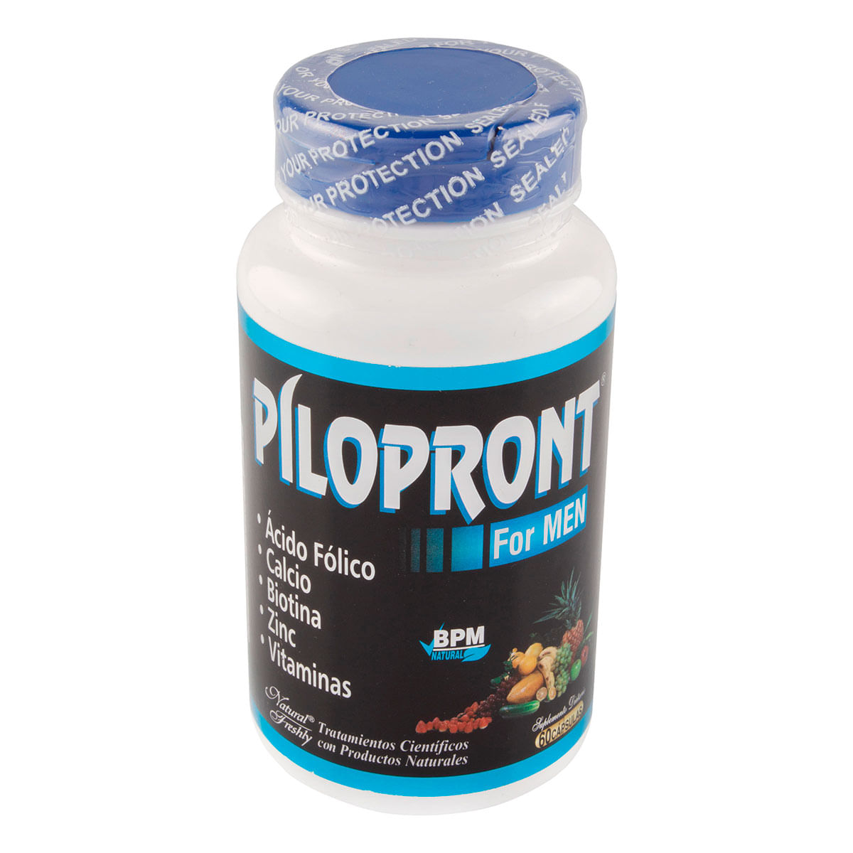 Suplemento Dietario Pilopront For Men Natural Freshly Frasco X 60 Cápsulas.