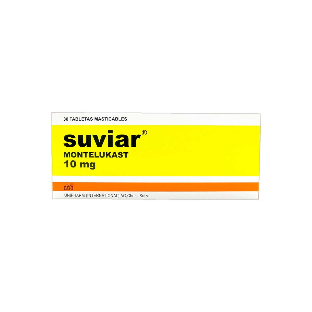 Suviar 10 Mg Unipharm Caja X 30 Tabletas.