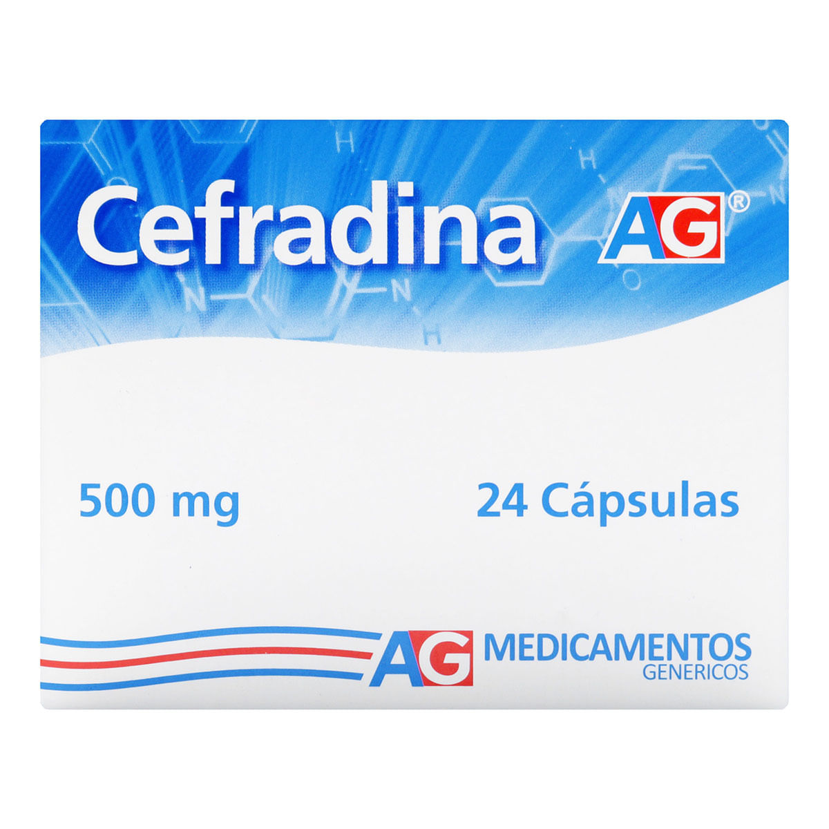 Cefradina 500 Mg Ag Caja X 24 Cápsulas.