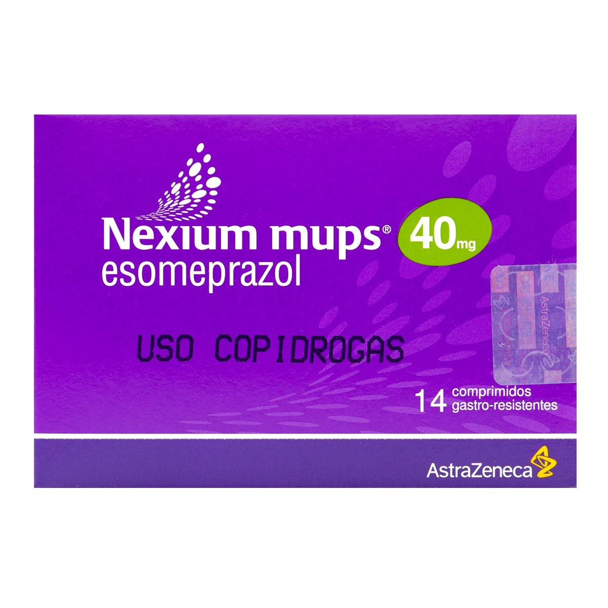 Nexium Mups 40 Mg Astra Zeneca Caja X 14 Comprimidos.