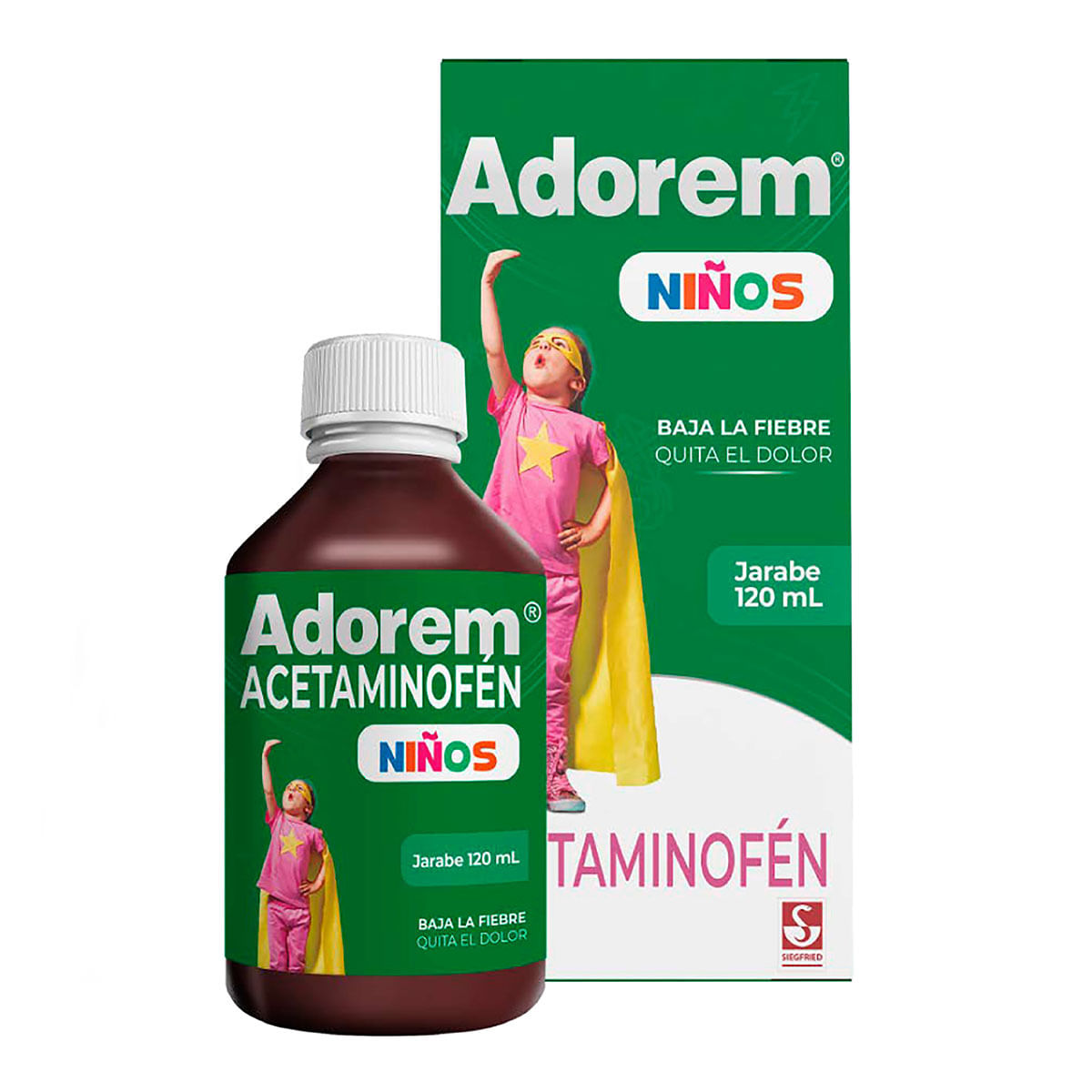 Jarabe Adorem 150 Mg/5 Ml Siegfried Frasco X 120 Ml.