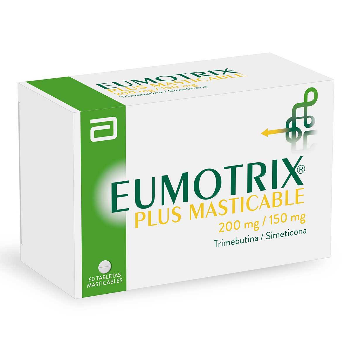 Eumotrix Plus Trimebutina 200 mg – Simeticona 150 mg x 60 Tbs Masticables