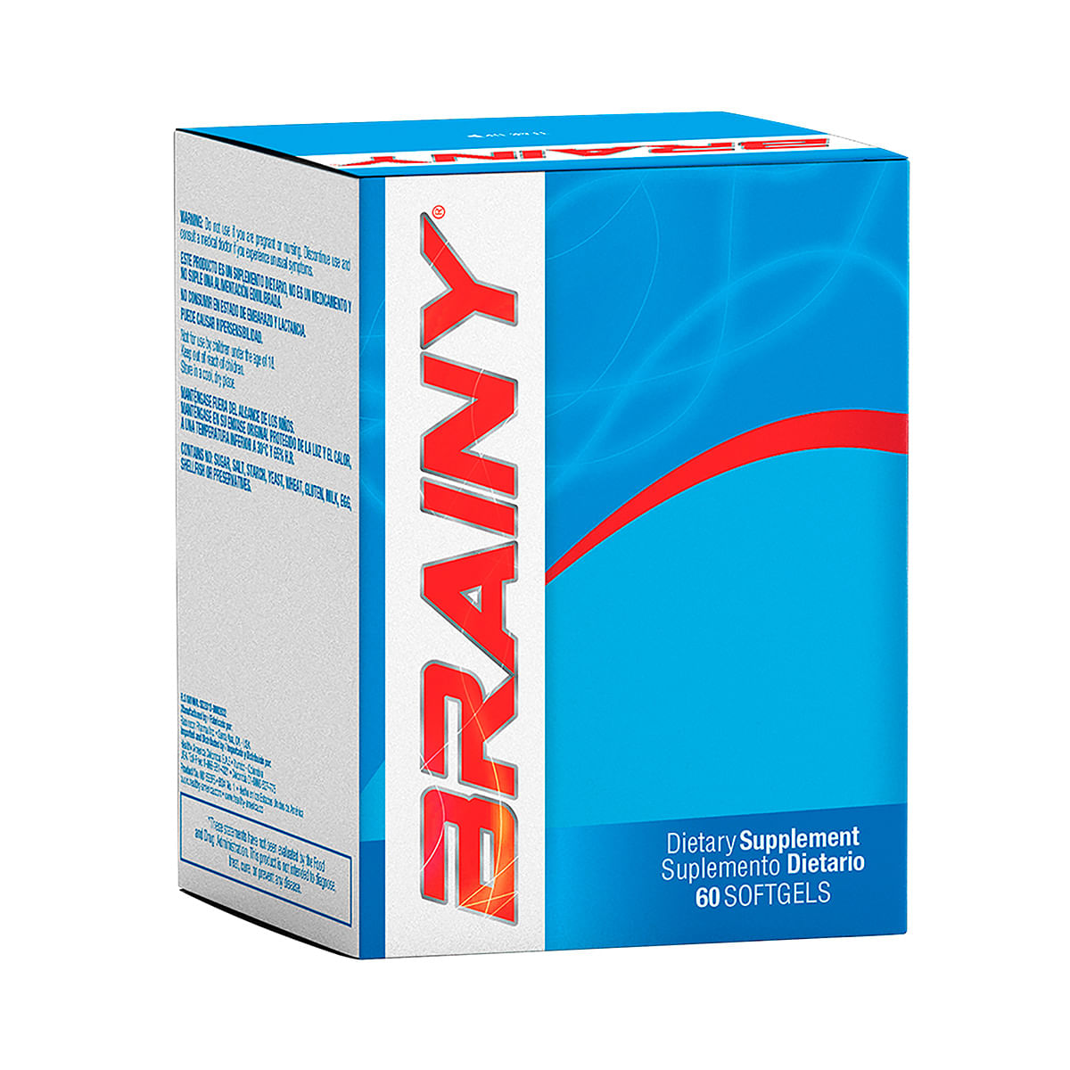 Suplemento Dietario Brainy Caja X 60 Cápsulas En Gel.