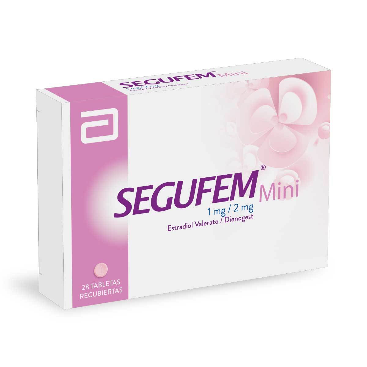 Segufem Mini 1 Mg/2 Mg Abbott Caja X 28 Tabletas Recubiertas.