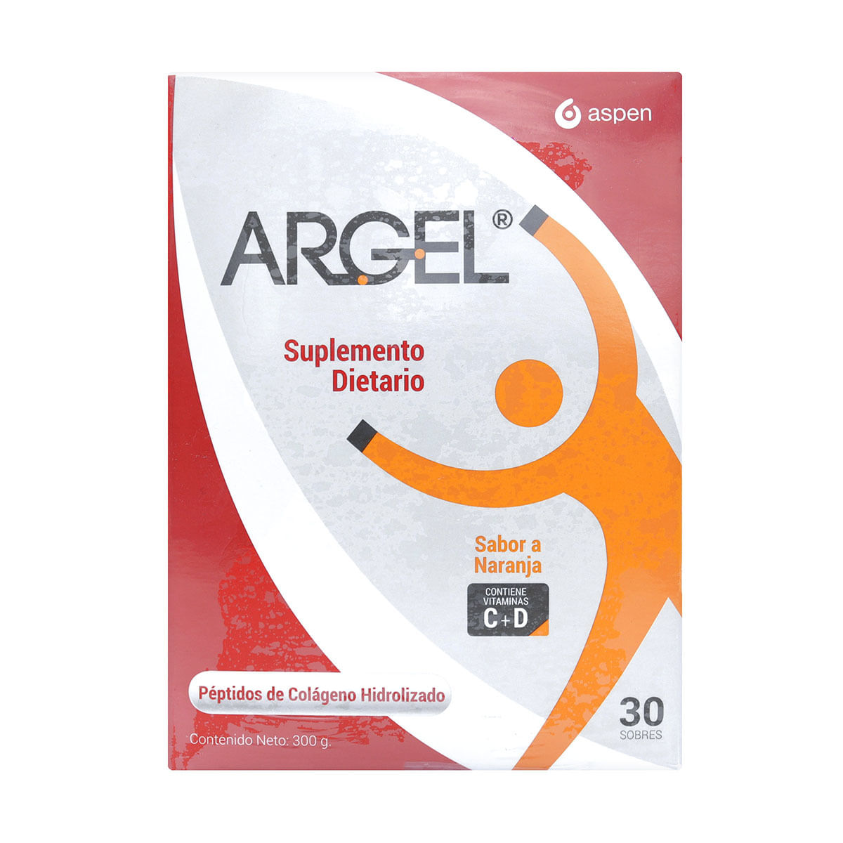 Suplemento Dietario Argel Aspen Naranja Sobre X 10 G Caja X 30 Uds.