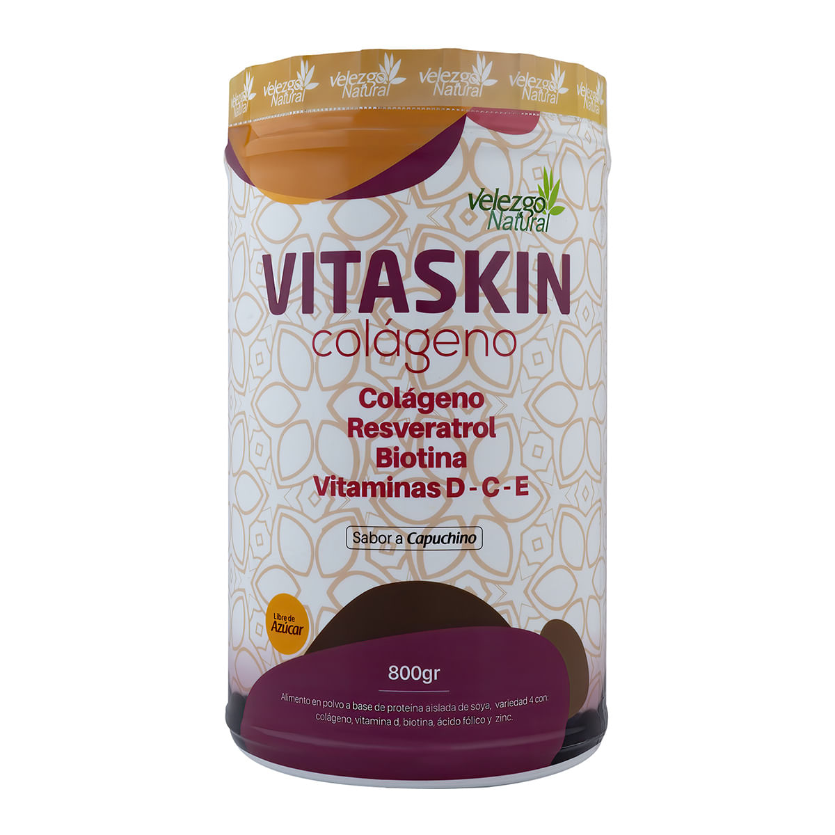 Alimento Vitaskin Colágeno Capuchino Polvo Tarro x 800 g
