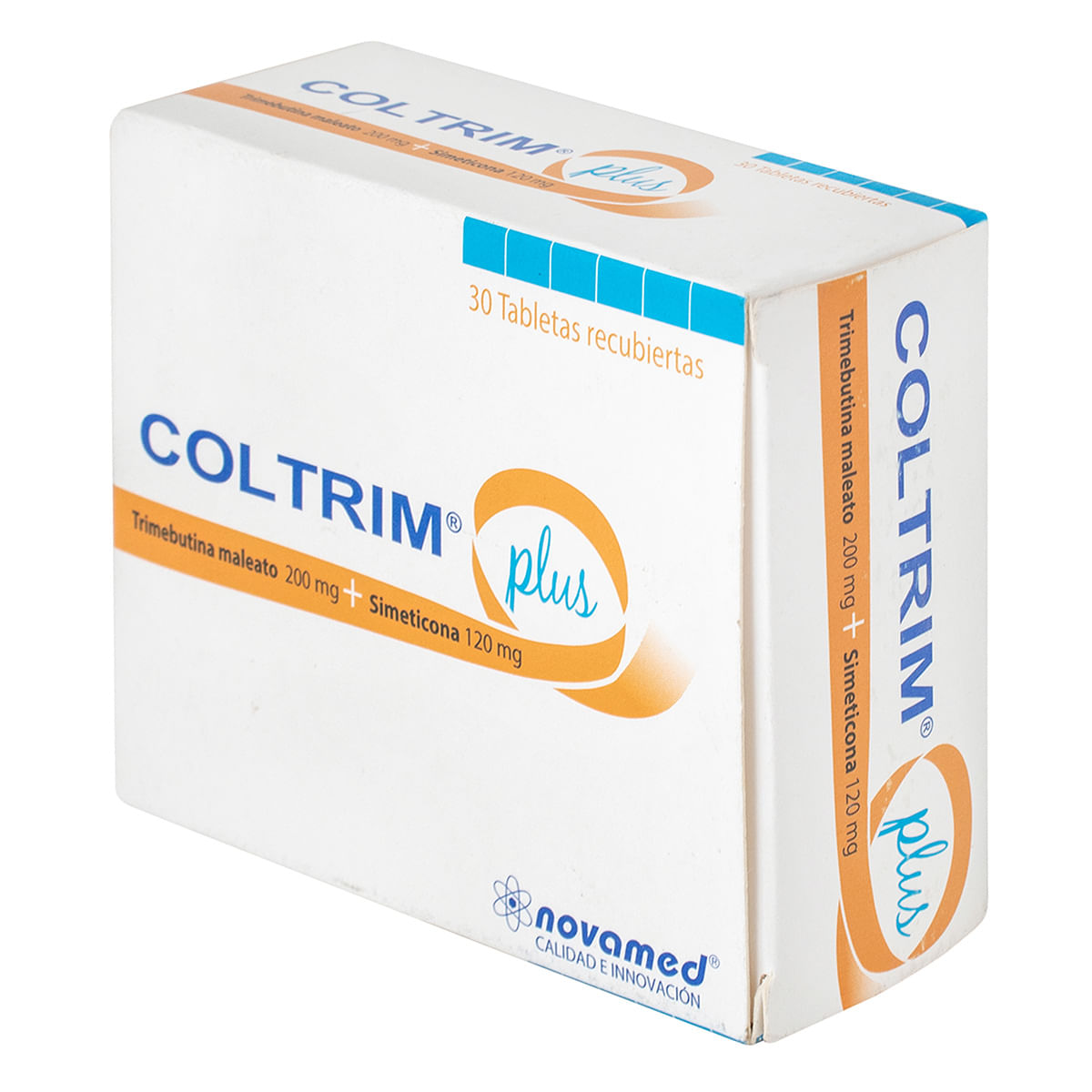 Coltrim Plus 200 Mg/120 Mg Novamed Caja X 30 Tabletas Recubiertas.