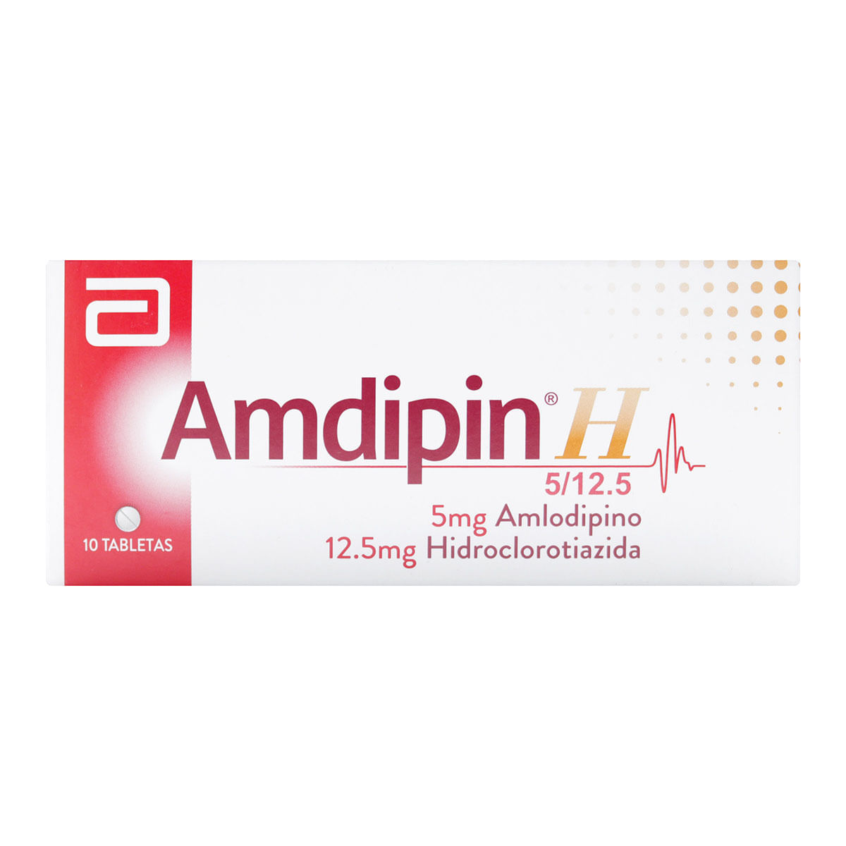 Amdipin H 5 Mg/12.5 Mg Lafrancol Caja X 10 Tabletas.