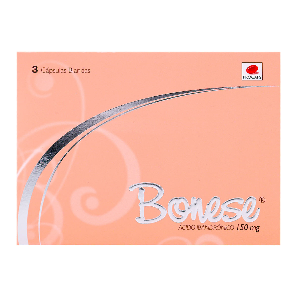 Bonese 150 Mg Procaps Caja X 3 Cápsulas Blandas.
