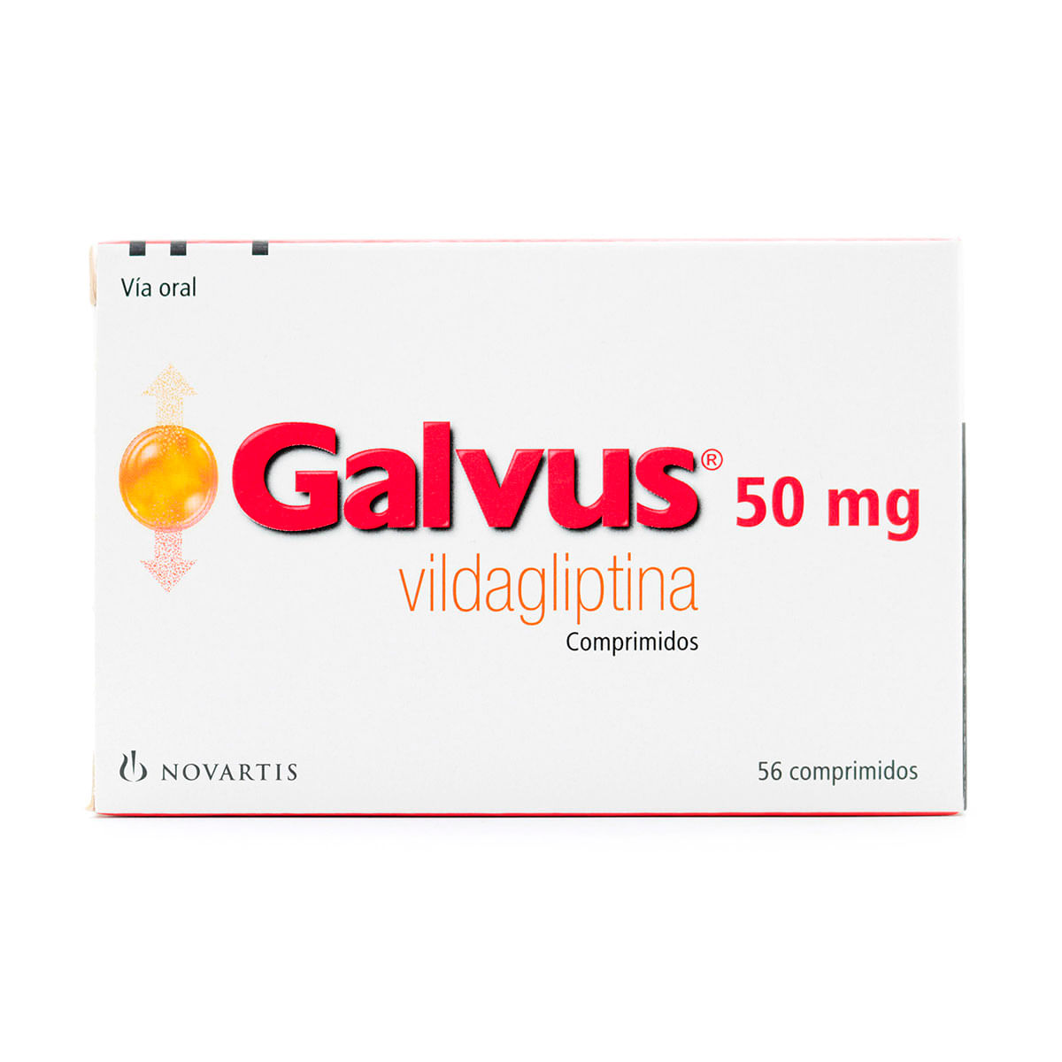 Galvus 50 Mg Novartis Caja X 56 Comprimidos.