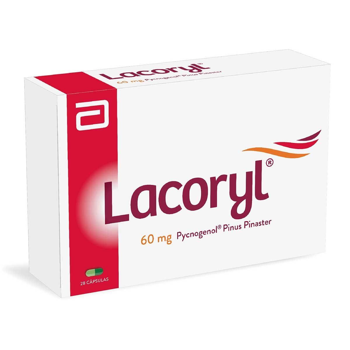 Lacoryl 60 Mg Abbott Caja X 28 Cápsulas.