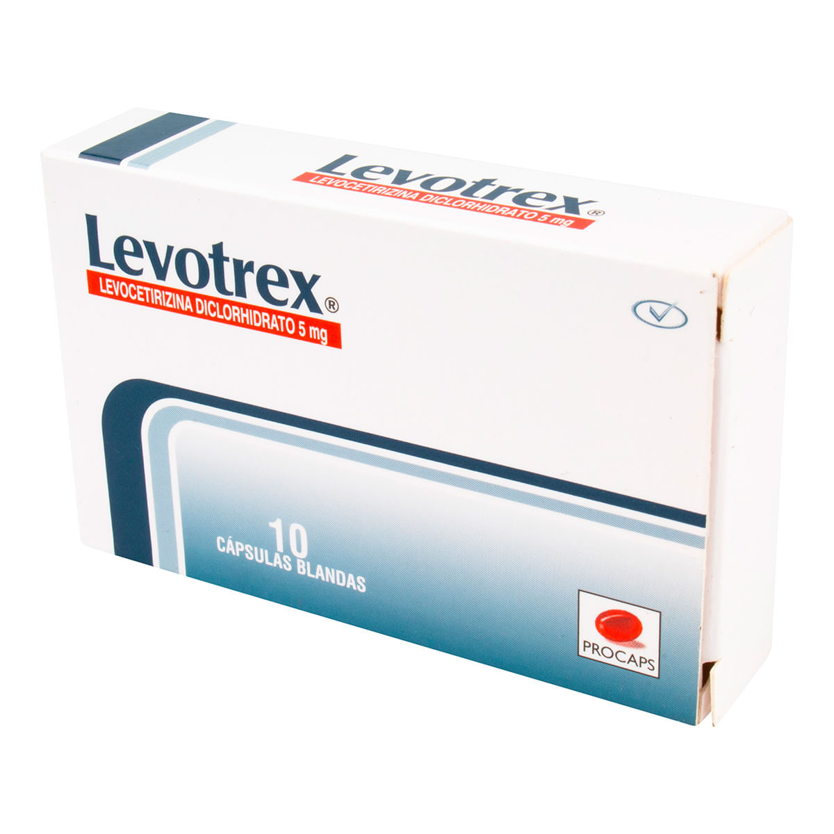 Levotrex 5 Mg Procaps Caja X 10 Cápsulas Blandas.