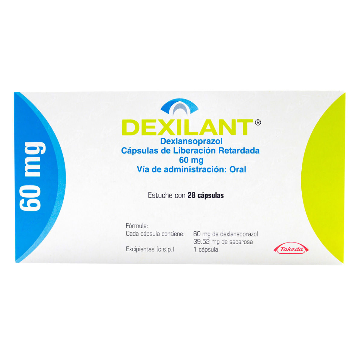 Dexilant 60 Mg Takeda Estuche X 28 Cápsulas.