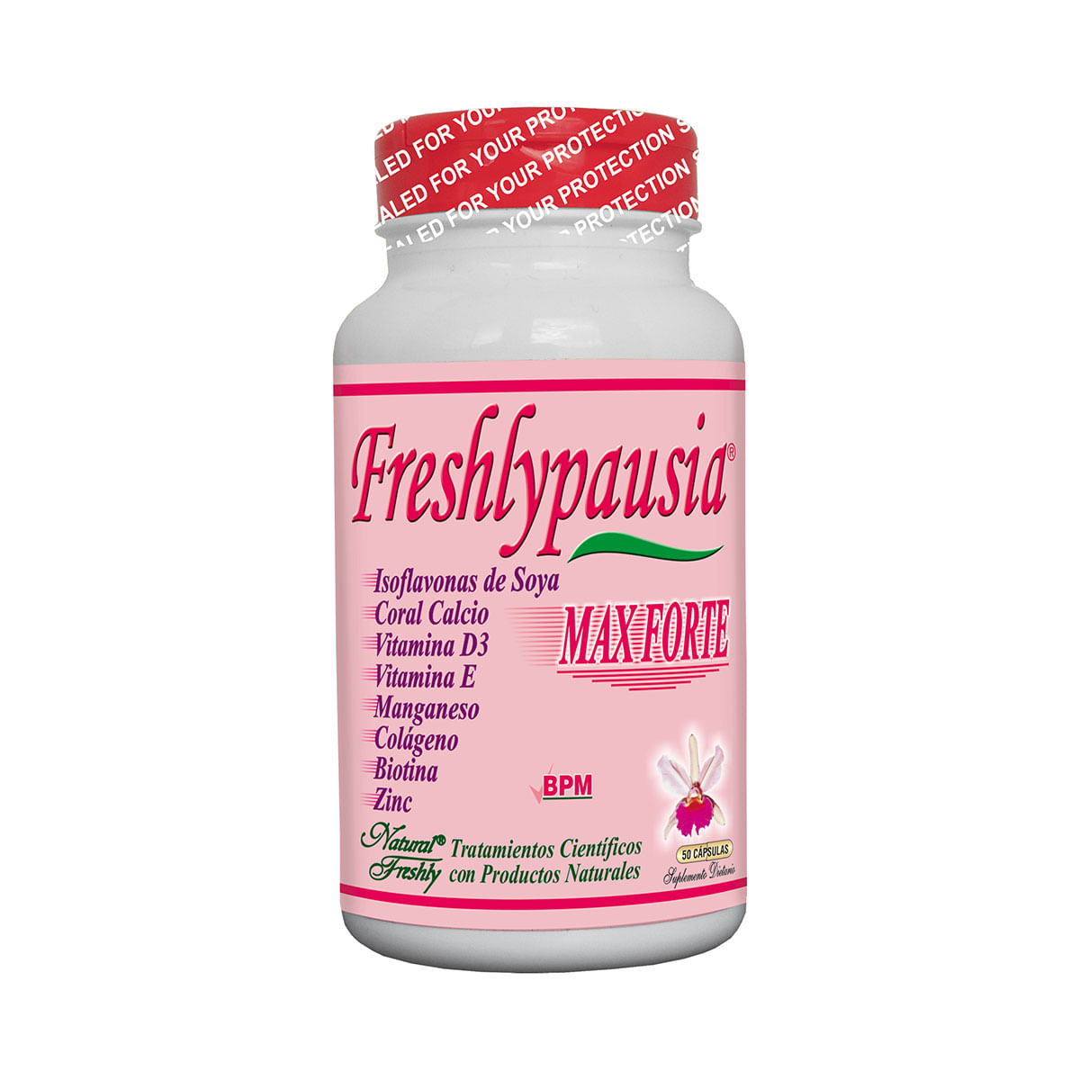 Suplemento Dietario Freshlypausia Max Forte Natural Freshly Frasco X 50 Cápsulas.