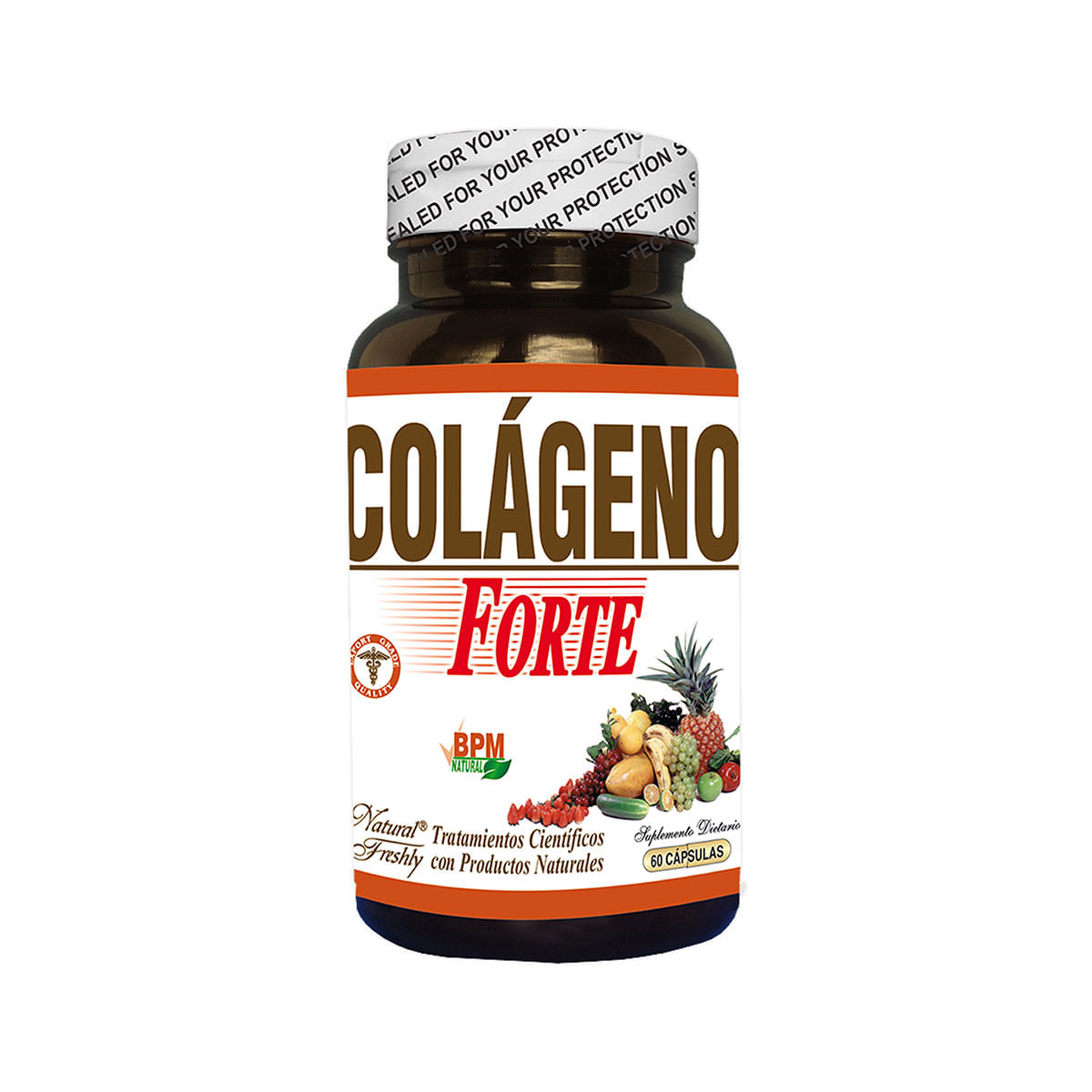 Suplemento Dietario Colágeno Forte Natural Freshly Frasco X 60 Cápsulas.