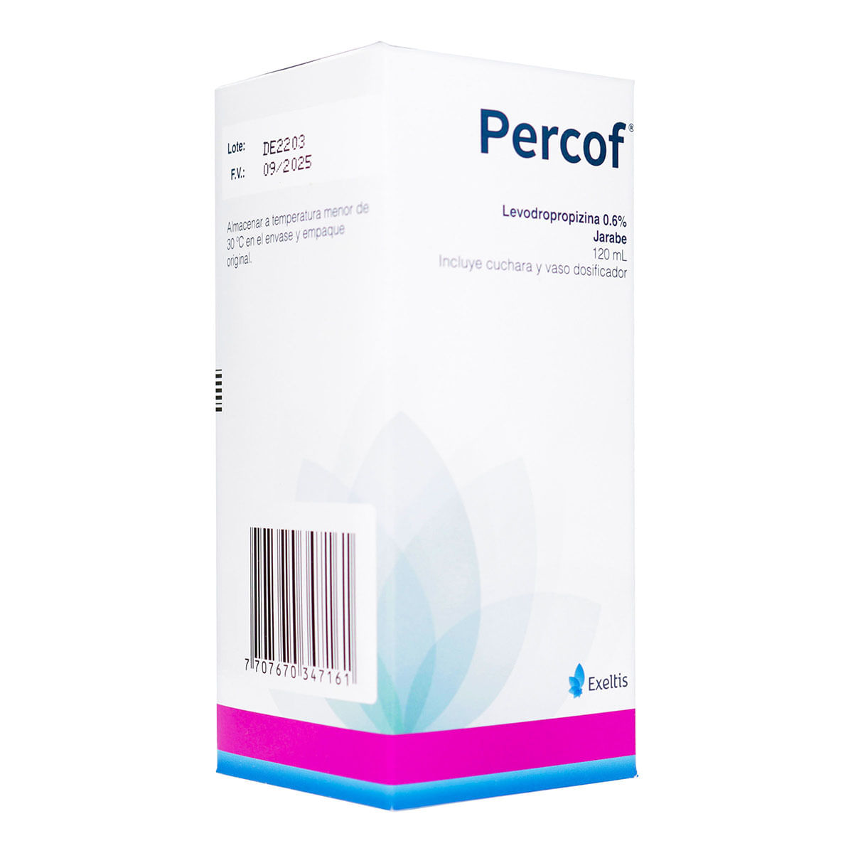 . Jarabe Percof 0.6% Exeltis Frasco x 120 mL