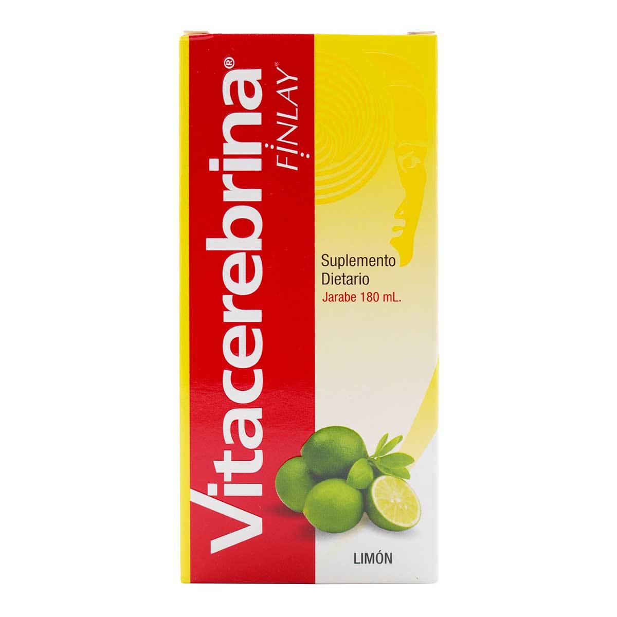 Suplemento Dietario Vitacerebrina Finlay Limón Frasco X 180 Ml.