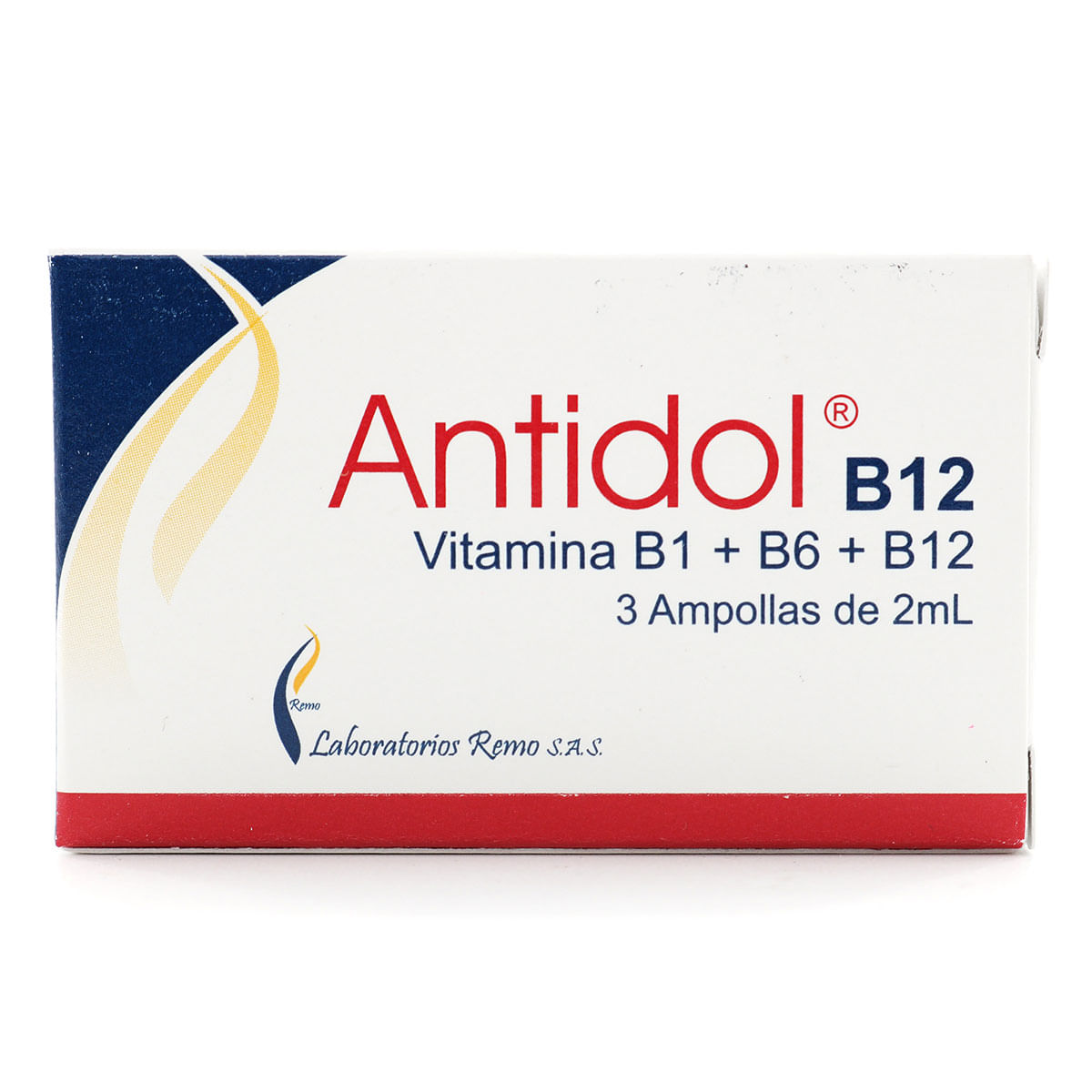 Antidol B-12 2 Ml Remo Caja X 3 Ampollas.