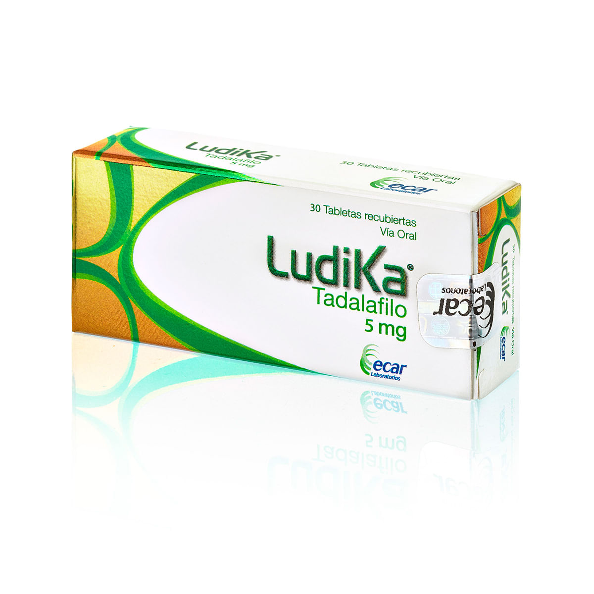 Ludika Tadalafilo 5 Mg Ecar Caja X 30 Tabletas Recubiertas.