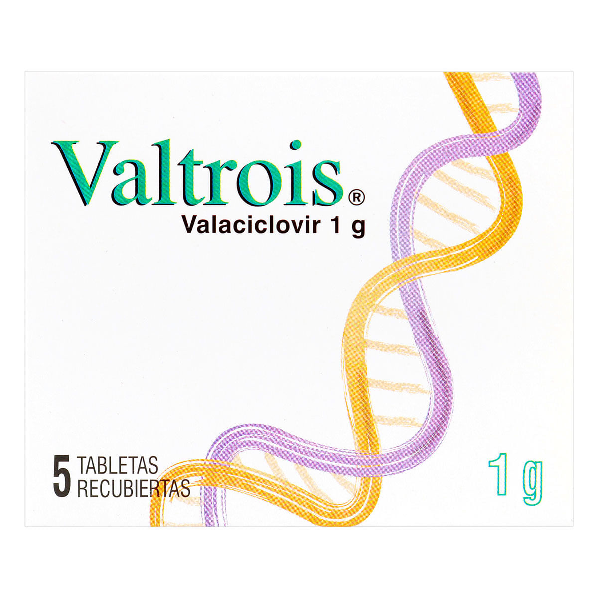 Valtrois 1 G Caja X 5 Tabletas Recubiertas.