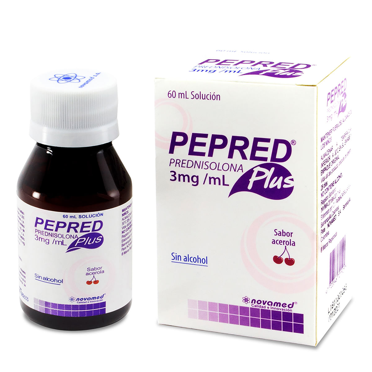 Solución Pepred Plus 3 Mg/Ml Novamed Acerola Frasco X 60 Ml.
