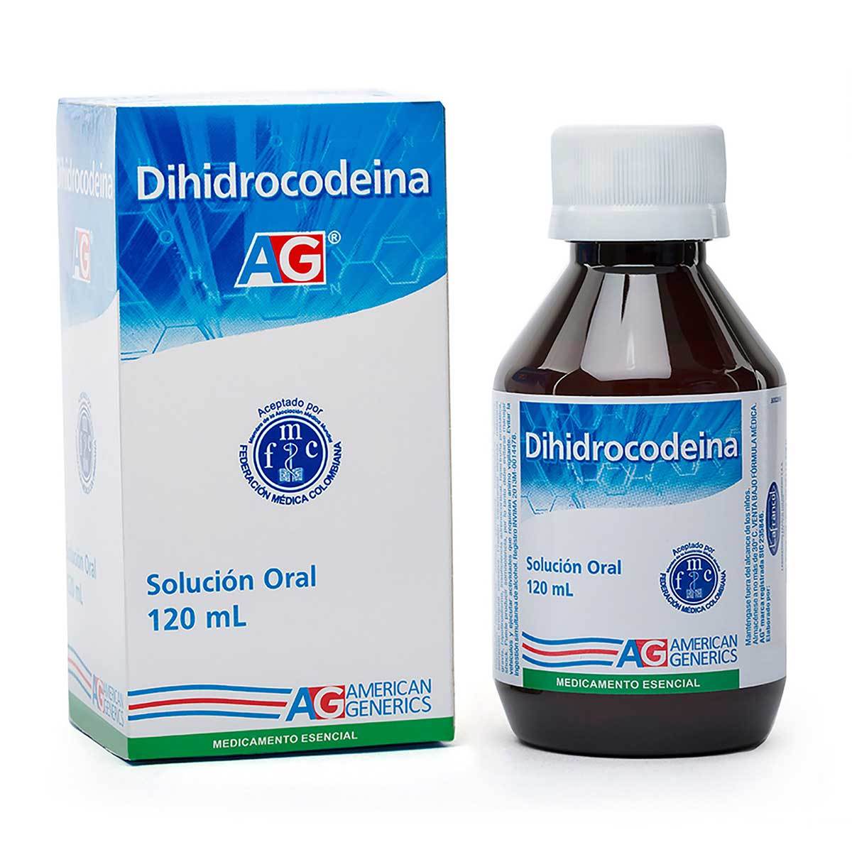 Solución Oral Dihidrocodeina Ag Frasco X 120 Ml.