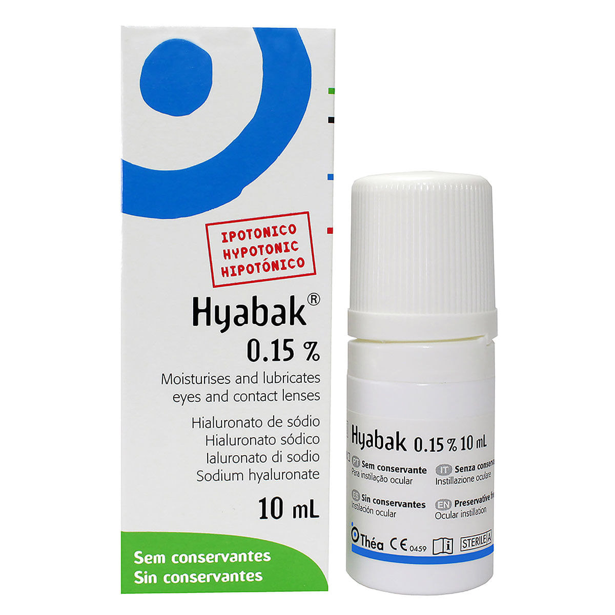 Solución Hipotónica Hyabak 0.15% Théa Frasco X 10 Ml.