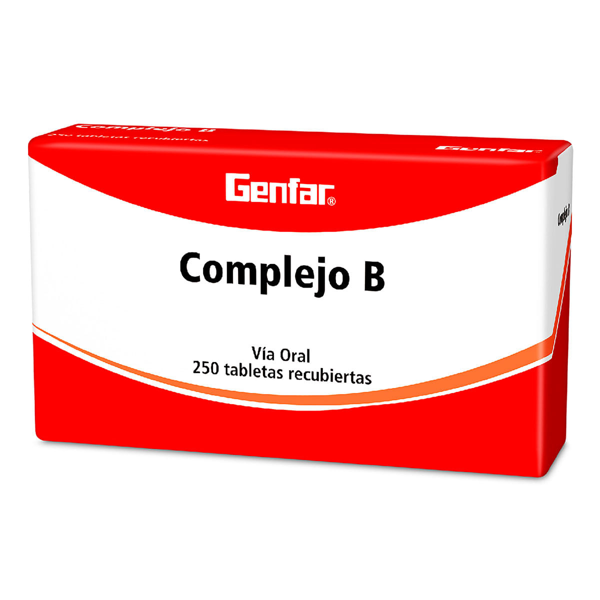 Complejo B Genfar Caja X 250 Tabletas Recubiertas.