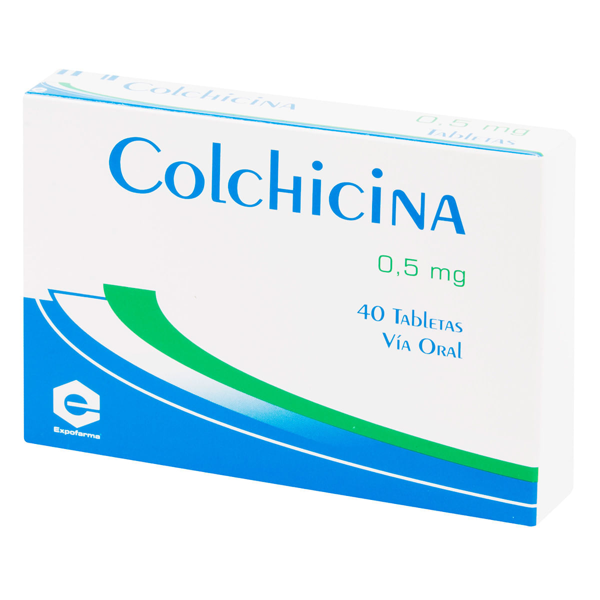 Colchicina 0.5 Mg Expofarma Caja X 40 Tabletas.