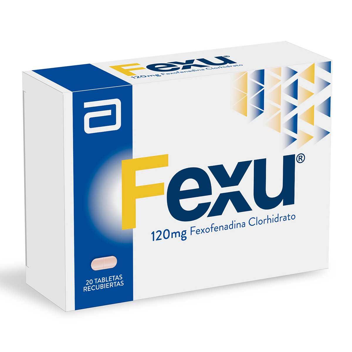 Fexu 120 Mg Abbott Caja X 20 Tabletas Recubiertas.