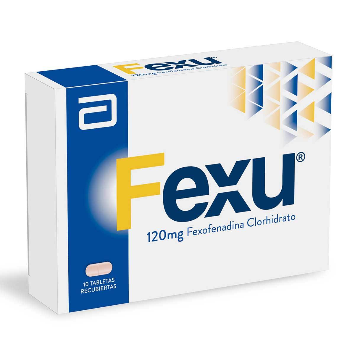 Fexu 120 Mg Abbott Caja X 10 Tabletas Recubiertas.