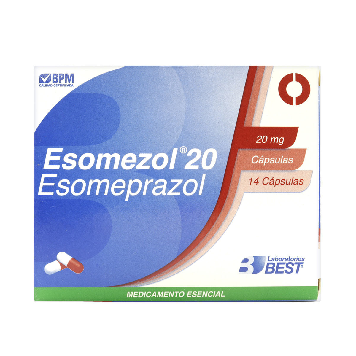 Esomezol 20 Mg Best Caja X 14 Cápsulas.