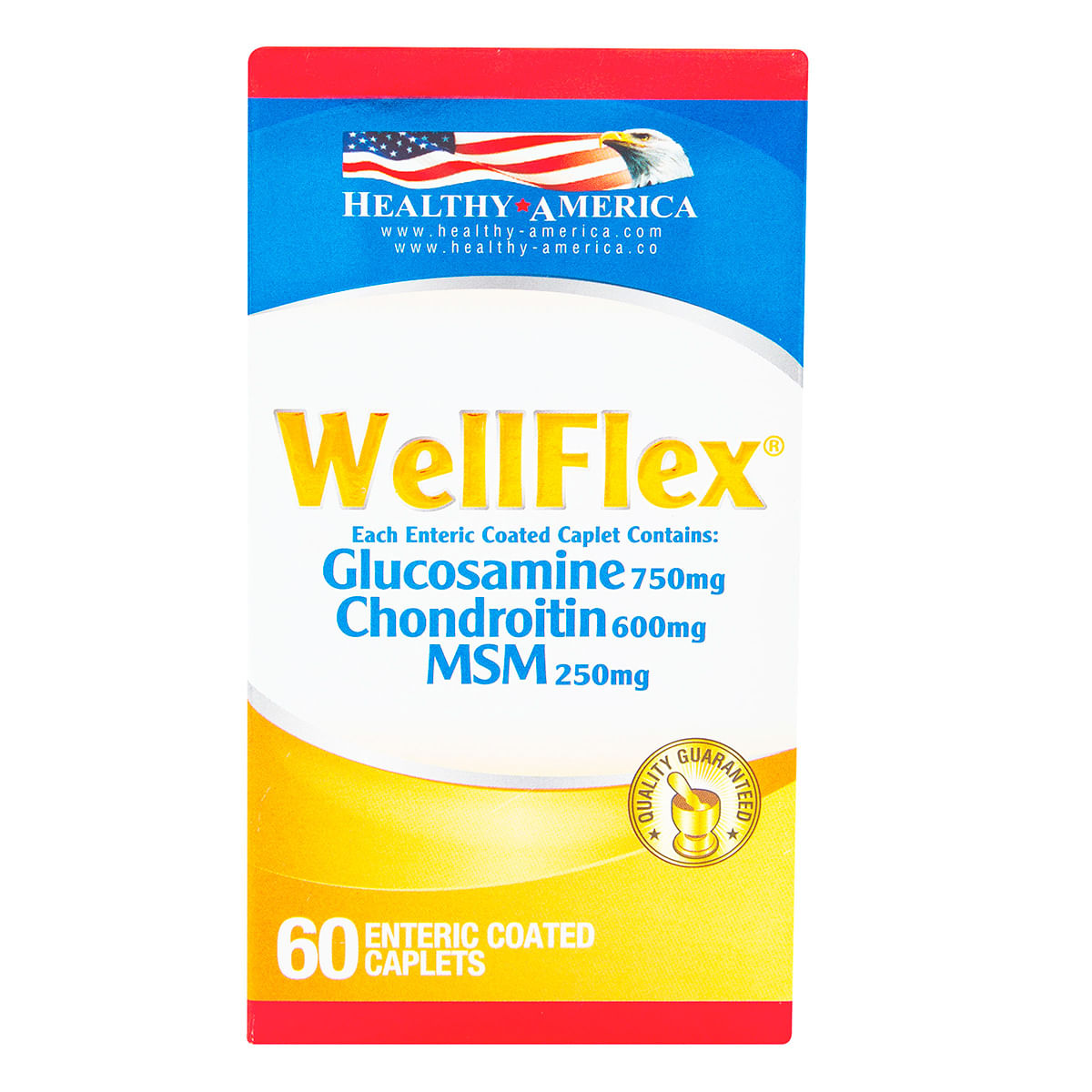 Suplemento Dietario Wellflex Healthy America Caja X 60 Comprimidos.