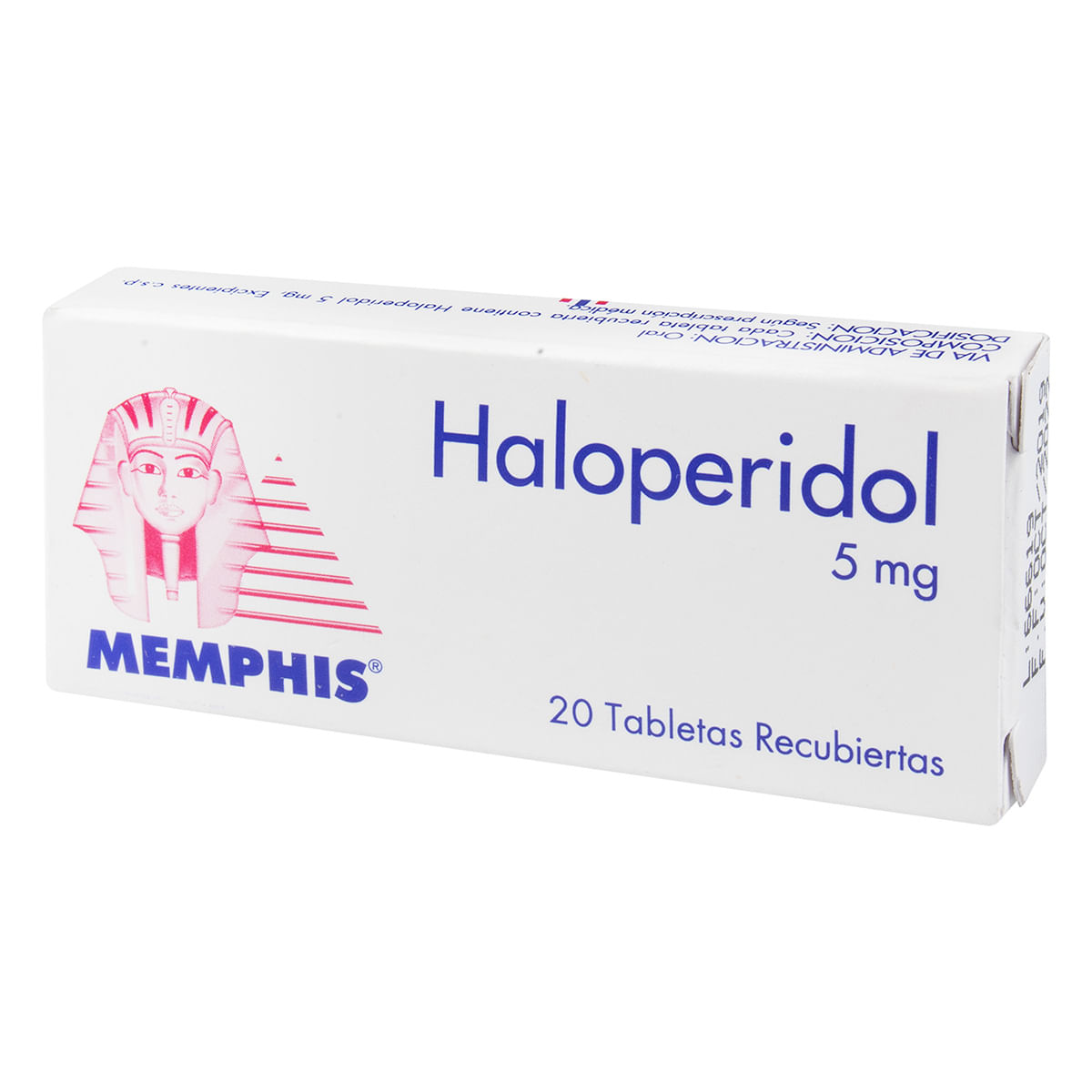 Haloperidol 5 Mg Memphis Caja X 20 Tabletas Recubiertas.