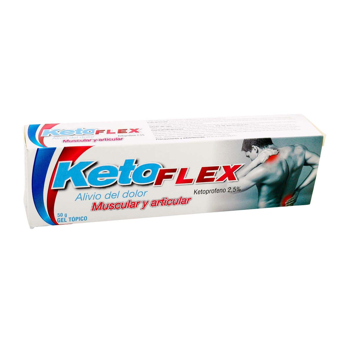 Gel Tópico Ketoflex Alivio Del Dolor Tubo X 50 G.