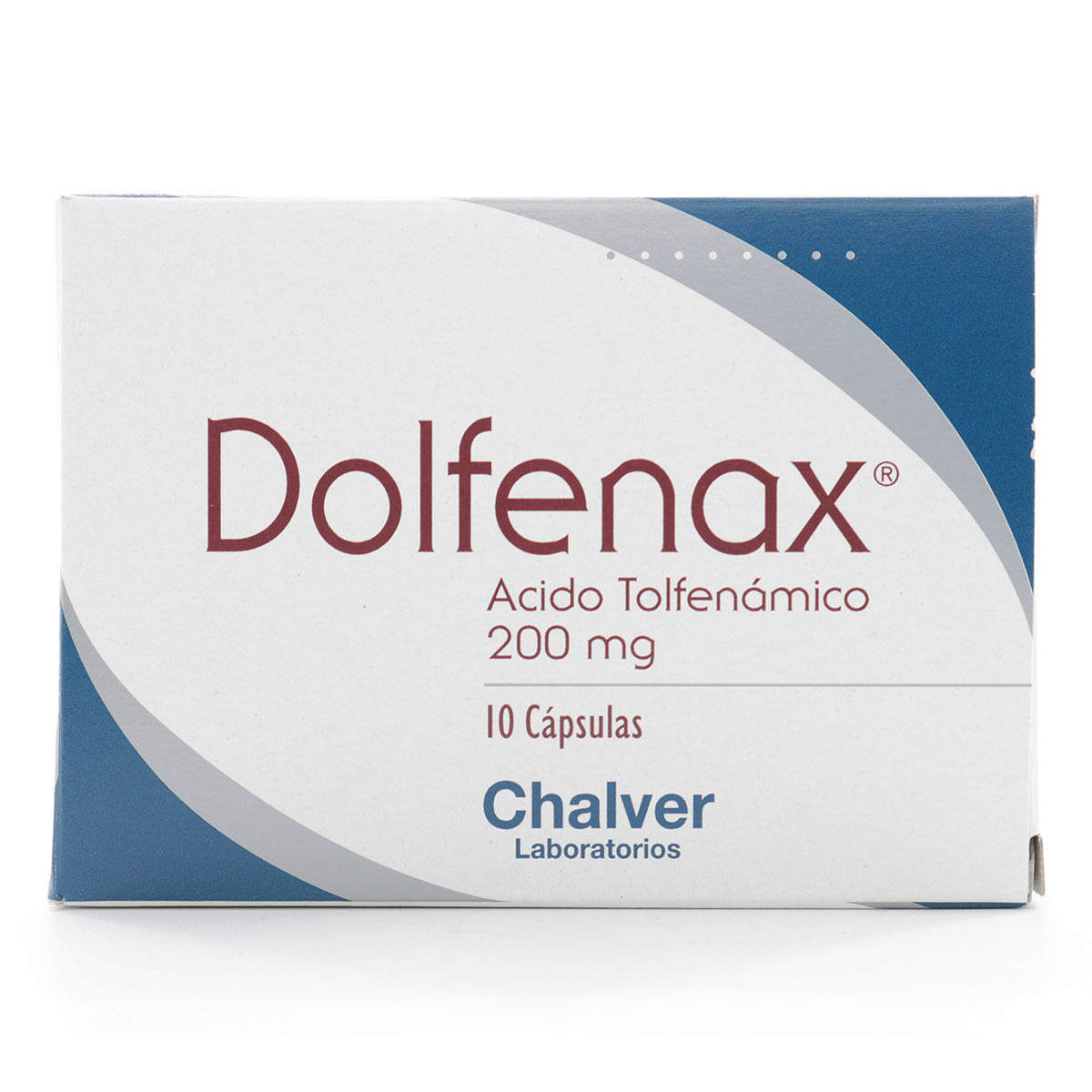 Dolfenax 200 Mg Chalver Caja X 10 Cápsulas.