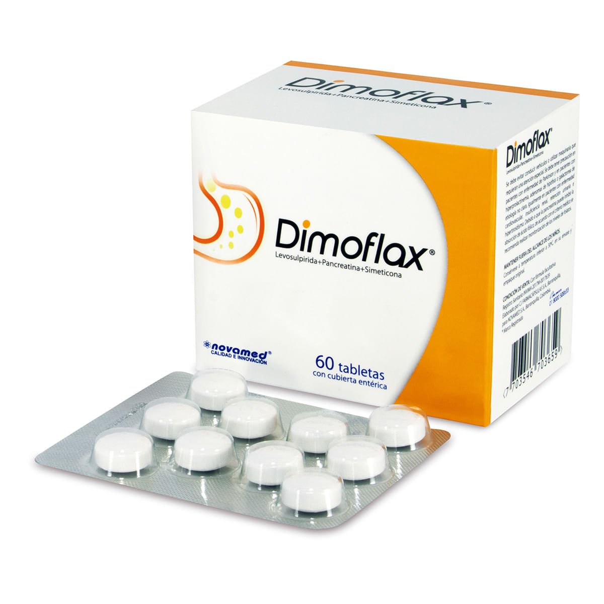 Dimoflax Novamed Caja X 60 Tabletas.