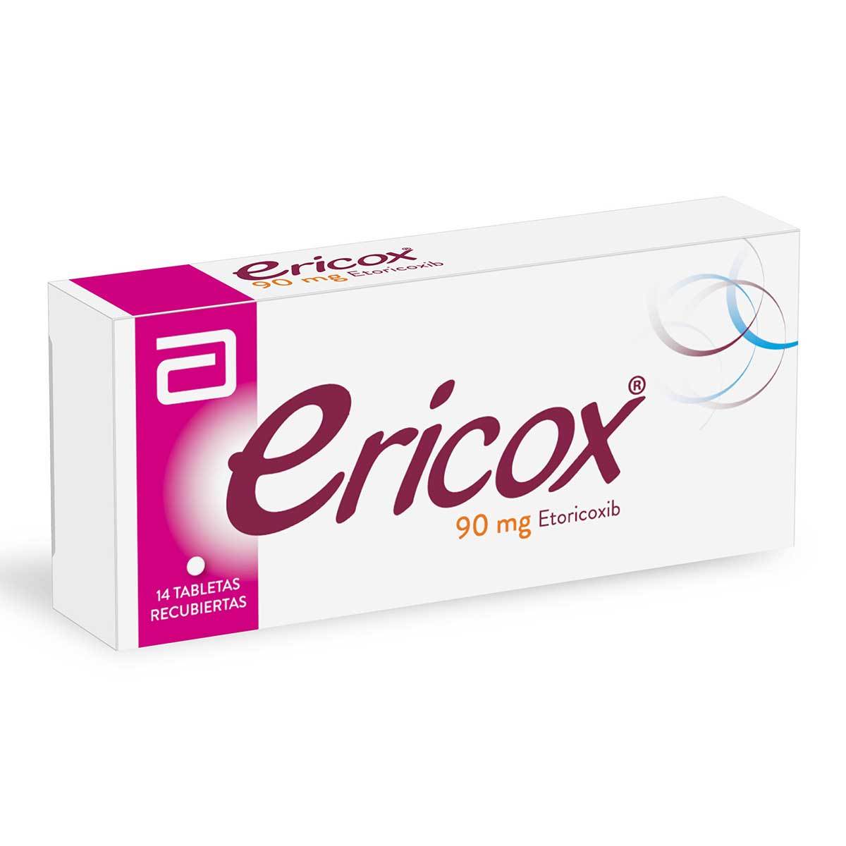 Ericox 90 Mg Abbott Caja X 14 Tabletas Recubiertas.