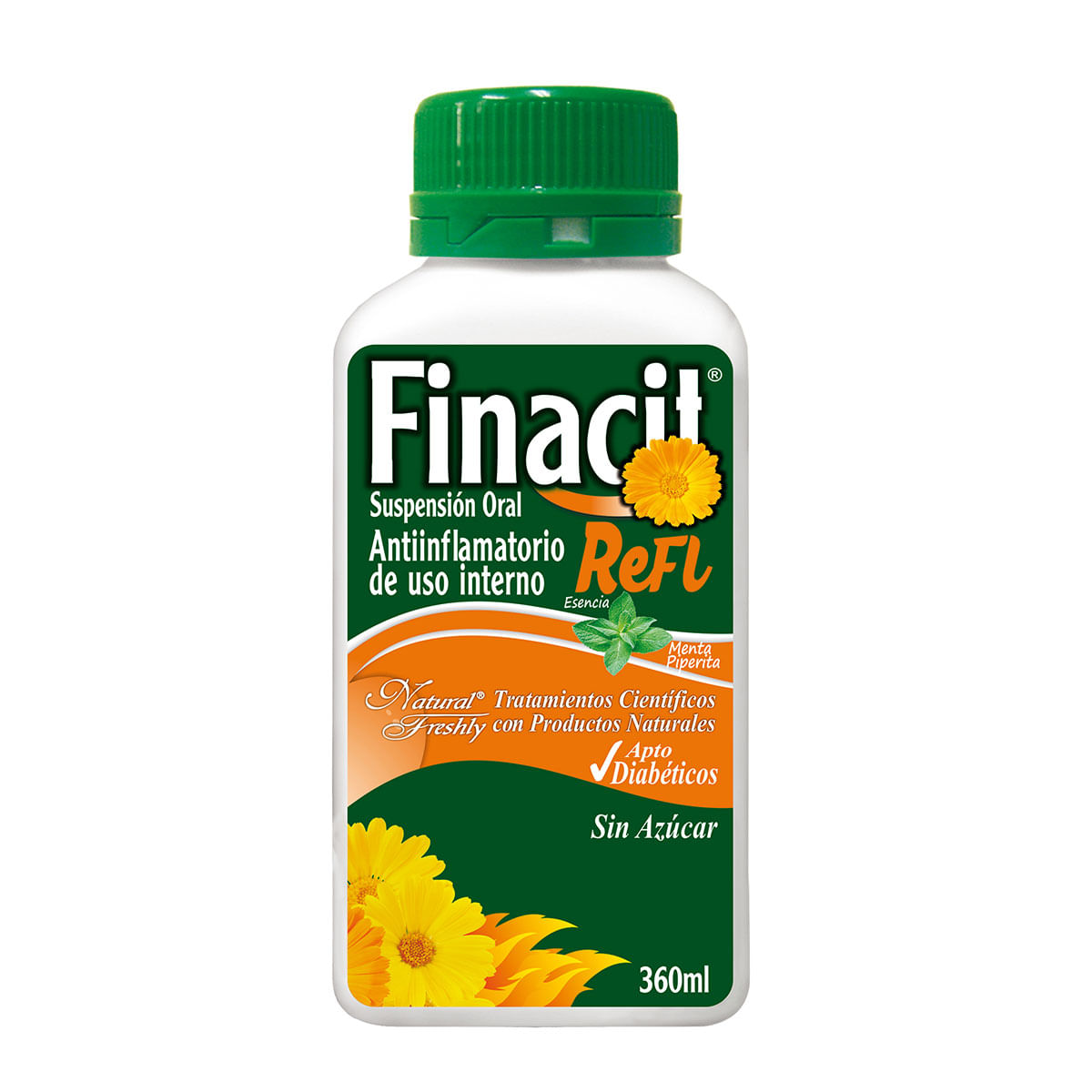 Suspensión Oral Finacit Reflu Natural Freshly Frasco X 360 Ml.