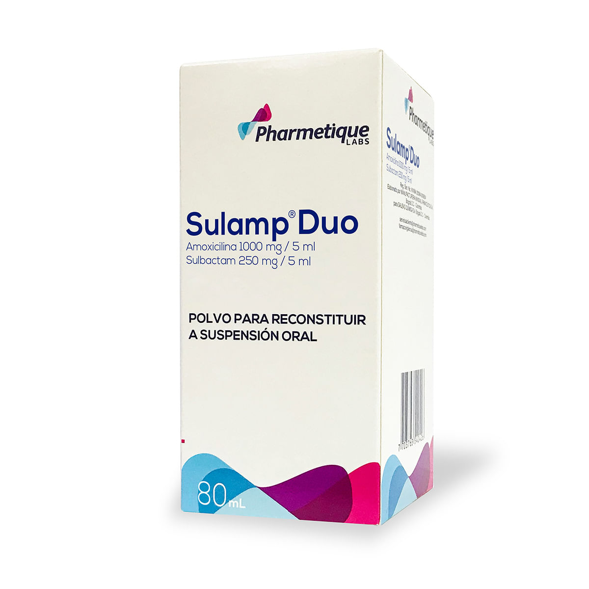 Suspensión Oral Sulamp Dúo Pharmetique Polvo Frasco X 80 Ml.